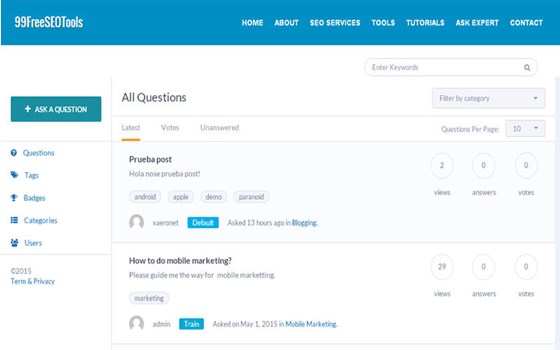 Yahoo Answers Clone Script | Questions and Answer Clone: Yahoo Answers Clone Script | Questions and Answer Clone